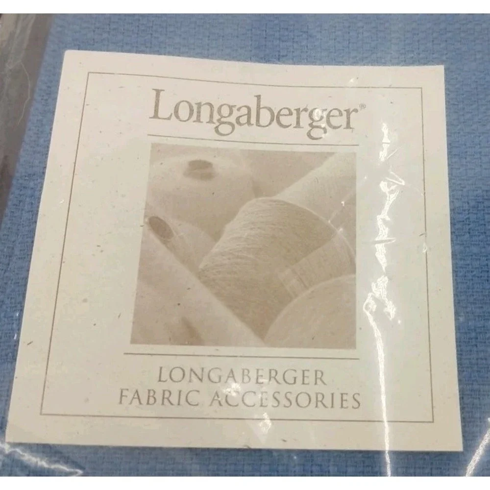 Longeberger Sets New Cornflower Blue Napkins, New In Package Retired 4 Piece